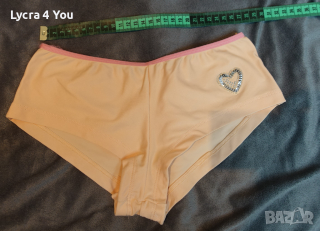 Дамски боксер в светло оранжев цвят С/М размер, снимка 7 - Бельо - 36426452