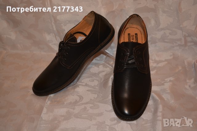7 Чифта Черни Мъжки Елегантни Официални Обувки Артикул №025, снимка 3 - Официални обувки - 30963811