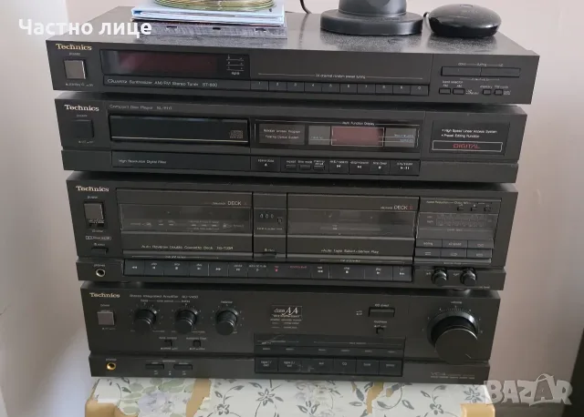 Качествен сет Technics с професионални тонколони SABA