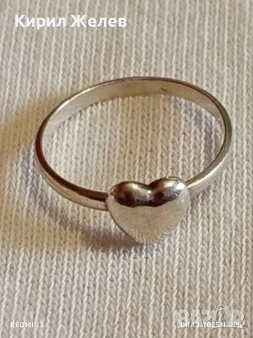 Романтичен сребърен пръстен Return to Tiffany нежен стилен дизайн 21582, снимка 3 - Пръстени - 52689296