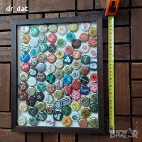 Пано от колекция бирени капачки, снимка 3 - Картини - 50437291