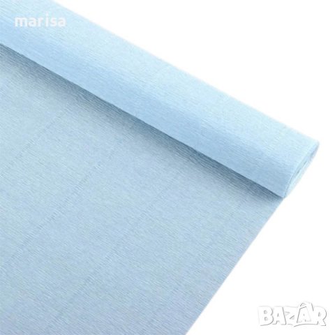 Креп хартия Бебешко синьо 50 cm х 2,50 m – 140 g Код: 00992-1/959, снимка 1 - Други - 39987824