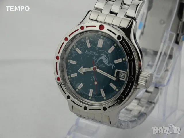ВОСТОК АМФИБИЯ АВТОМАТИЧЕН-"SCUBA DUDE" ref: 420059, снимка 14 - Мъжки - 43232645