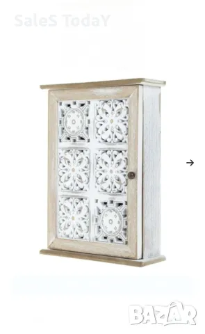 Кутия за ключове, Отваряща се, 6 бр. куки, снимка 2 - Декорация за дома - 39075598