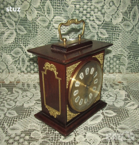 Немски настолен часовник Weimar, снимка 4 - Антикварни и старинни предмети - 54238114