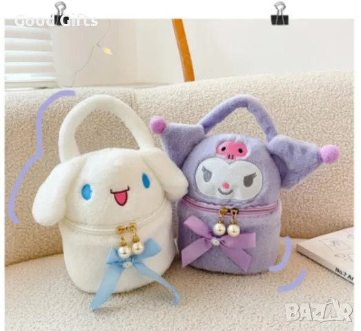 Плюшена чанта Hello Kitty Kuromi, Hello Kitty Melody чанта, снимка 6 - Плюшени играчки - 49157895