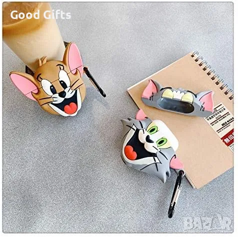 Безжични Bluetooth слушалки Том и Джери AirPods Pro Tom and Jerry, снимка 3 - Безжични слушалки - 49118936