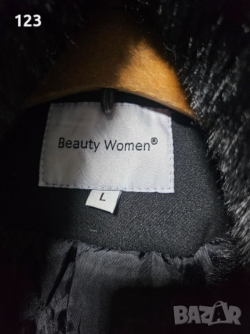 Дълго палто с колан, снимка 6 - Палта, манта - 52910399