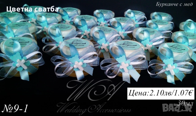 Подаръчета за кръщене- бурканчета с мед, Подаръци за гости за кръщене