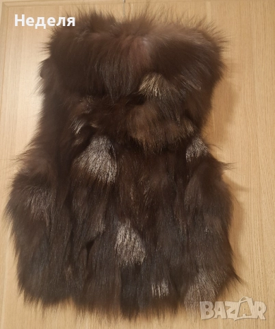 Елек естествен косъм , снимка 2 - Елеци - 52435097