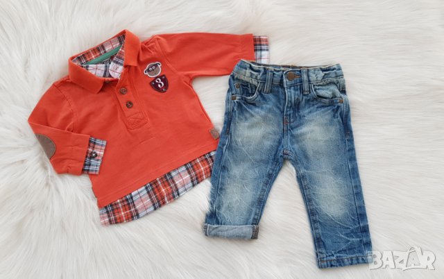 Детска  блуза-риза 3-6 месеца, снимка 6 - Панталони и долнища за бебе - 38099183
