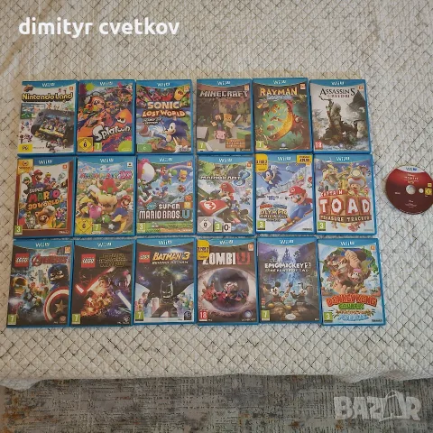 Nintendo Wii U игри – Mario, Sonic, Minecraft, Donkey Kong, LEGO, Splatoon