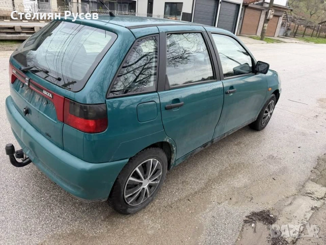 цяла бъги seat ibiza 1.4 60кс  клима БЕНЗИН за селски туризъм 300 евро колата пали и върви може и ця, снимка 12 - Автомобили и джипове - 54119935