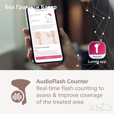 Нов Philips Lumea 9900 IPL уред за трайно премахване на косми фотоепилатор BRI953/02, снимка 4 - Епилатори - 51681684
