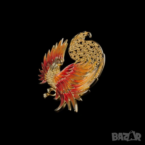 5 долара 2025 Самоа - Птицата Феникс - 2 оз.сребърна монета, снимка 8 - Нумизматика и бонистика - 54060877