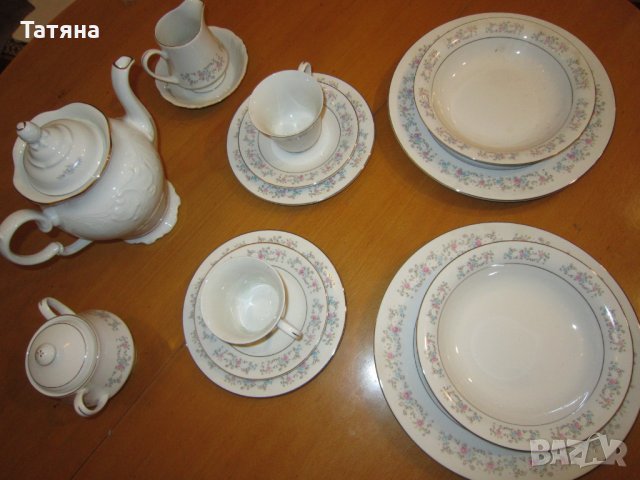 ссервиз за кафе  и чай   KAHLA  /  БОХЕМИЯ-ПРОИЗВОДИТЕЛ, снимка 9 - Сервизи - 28894453