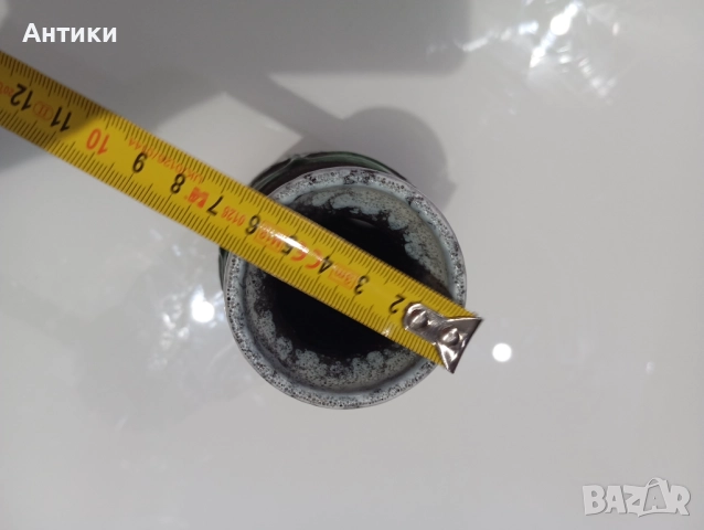 Стара маркирана ваза ръчна изработка , снимка 6 - Вази - 52470976