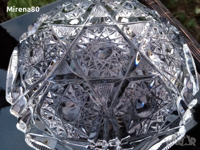 Кристален пепелник - СССР !, снимка 5 - Антикварни и старинни предмети - 52632885