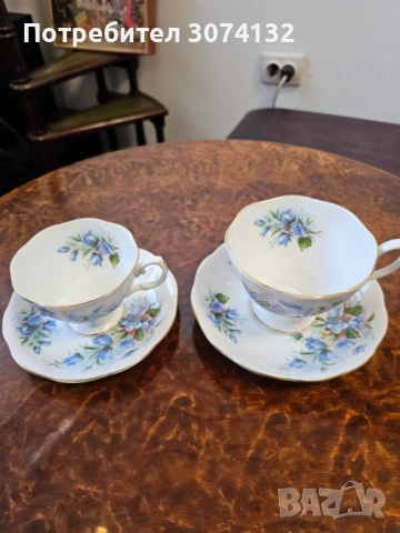 Чаши за кафе от костен порцелан, снимка 5 - Чаши - 52996800