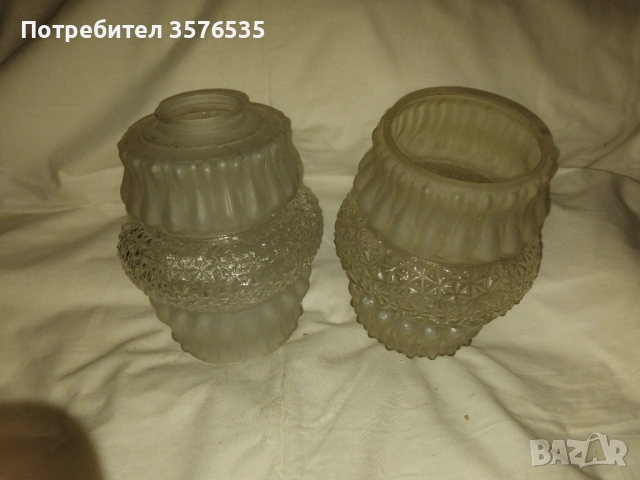 Продавам стъклени абажури за полилеи