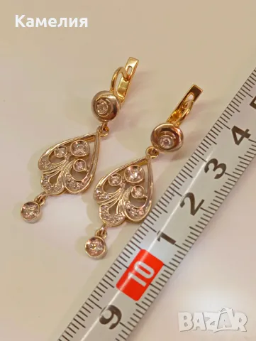 Руско злато , снимка 3 - Обеци - 49421637