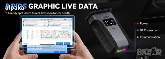 Продавам автомобилен скенер/диагностика XTOOL A30D, доживотен ъпдейт, снимка 4 - Аксесоари и консумативи - 52045133