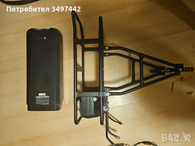 Батерия 48V 18.2Ah 873.6Wh за електрически велосипед с монтаж на задния багажник + зарядно, снимка 3 - Аксесоари за велосипеди - 55849927