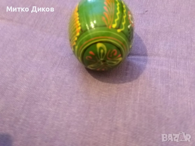 Дървено велкденско яйце ръчно рисувано ново, снимка 4 - Декорация за дома - 52710722