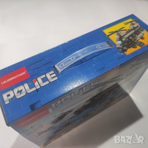 Образователна игра конструктор "Police", тип лего, 456 части. , снимка 1