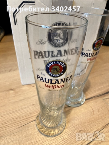 6 Халби за Вайс Бира 0,5 л, оригинални, отлично състояние