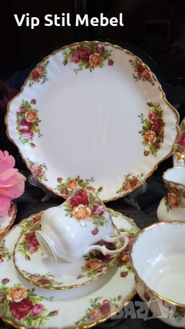 Сервиз Royal Albert, Old County Rose , снимка 14 - Сервизи - 52809753