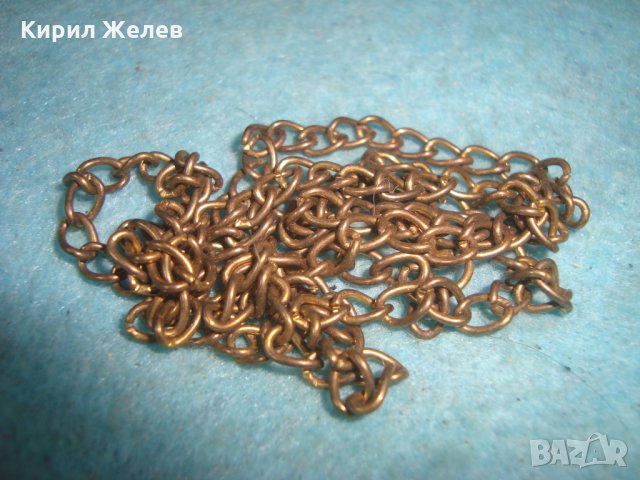 СТАРА ВЕРИЖКА СИНДЖИР ЛАНЕЦ КЮСТЕК КОЛИЕ 19182, снимка 3 - Антикварни и старинни предмети - 35232330