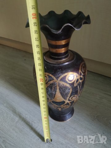 месингова ваза, снимка 2 - Други ценни предмети - 40767587