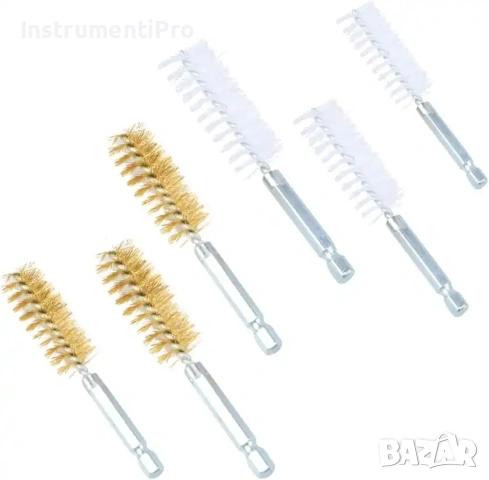 Tелени четки за почистване легла на дюзи - Комплект - 19 части, снимка 3 - Други инструменти - 53121158