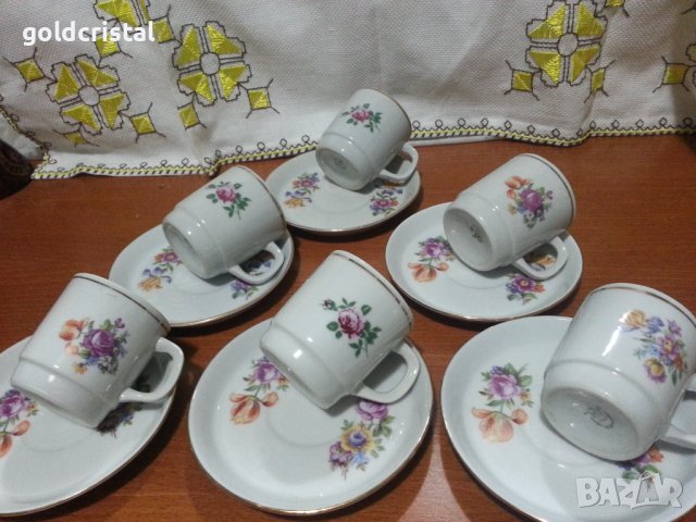 Стар български порцелан чашки за кафе 