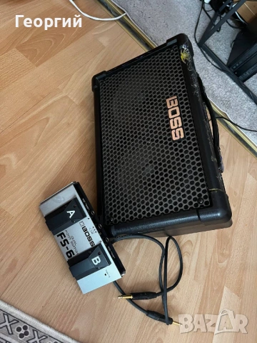 Boss CUBE Street II + Boss FS-6 + Bluetooth , снимка 5 - Други - 54325527