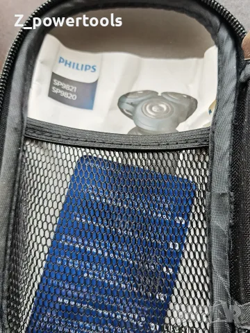 висок клас мъжка електрическа самобръсначка Philips S9000 Prestige (модел SP9820 с технология SkinIQ, снимка 6 - Електрически самобръсначки - 56057310