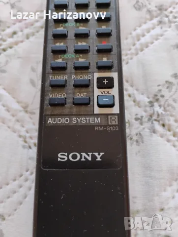 Дистанционно Sony rm s 103, снимка 3 - Ресийвъри, усилватели, смесителни пултове - 55947445