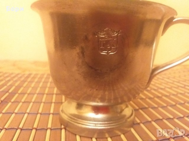 Cromargan Стомана неръждаема чаша/канче с дръжка, снимка 3 - Други ценни предмети - 30251817