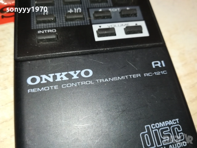 ONKYO R1 RC-121C CD/TAPE REMOTE CONTROL-ВНОС SWISS 2110251536, снимка 15 - Декове - 52132100