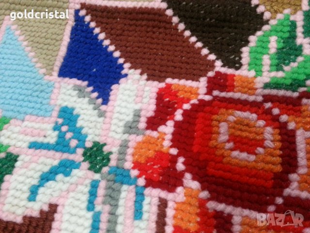 Бродирана калъфка за възглавница , снимка 3 - Антикварни и старинни предмети - 42867595