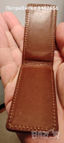 Луксозна щипка за банкноти COACH, снимка 3 - Портфейли, портмонета - 52575261