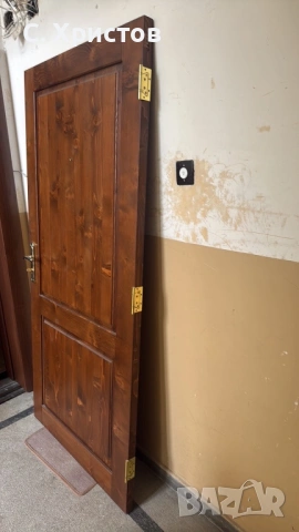 Входна врата от масивно дърво, снимка 2 - Входни врати - 54142599