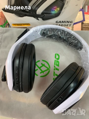 Безжични геймърски слушалки за PC, PS5, PS4, 2.4 Ghz USB и Type-C, снимка 5 - Bluetooth слушалки - 51259143
