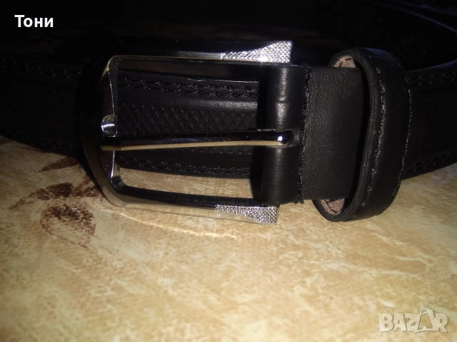 Нов Мъжки Колан Изцяло от Естествена Кожа 125см., снимка 2 - Колани - 52562955