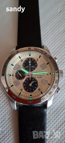 Seiko Chronograph Alram 100m SNAC09P1, снимка 7 - Мъжки - 53924462