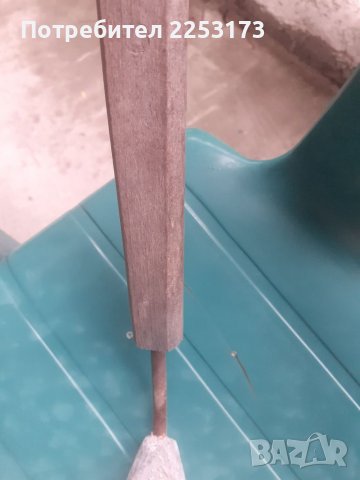 Руски алуминиев сач с извита дръжка, снимка 4 - Декорация за дома - 37688224