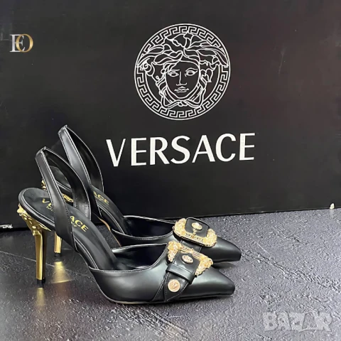обувки на ток versace, снимка 2 - Дамски обувки на ток - 51355525