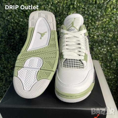 !НОВИ! Jordan 4 Retro | Seafoam | + КУТИЯ, снимка 5 - Маратонки - 54168142