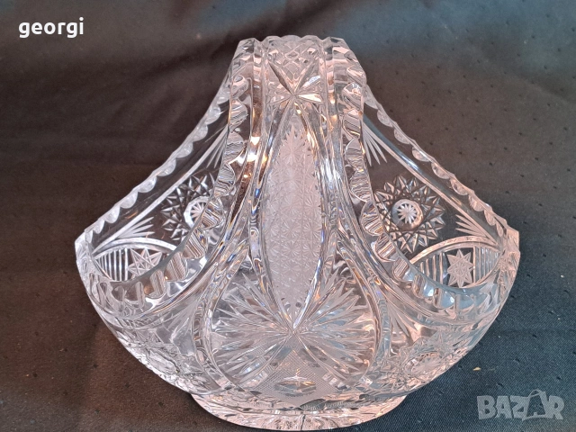 кристална кошница 34/2, снимка 2 - Декорация за дома - 53890215